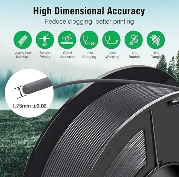 Філамент. Пластик SUNLU ASA 1.75мм, 1кг