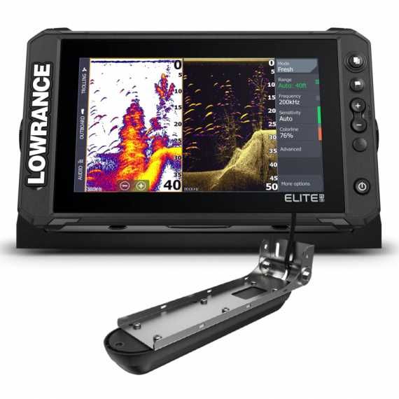 Lowrance Elite FS 9 3in1 ехолот + карти. Українська/рос мови. Гарантія