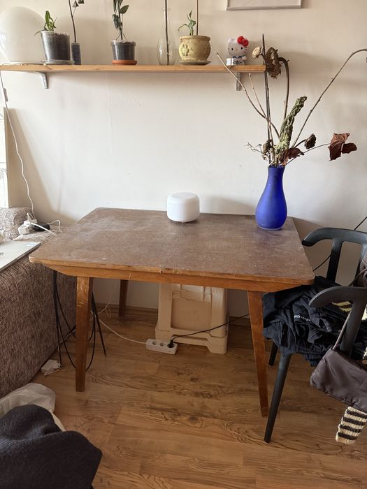 Stol drewniany roboczy do renowacji