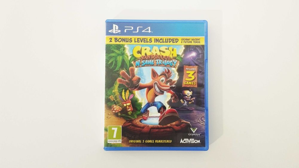 PS4 - Crash Bandicoot N-Sane Trilogy - 3 Jogos em 1