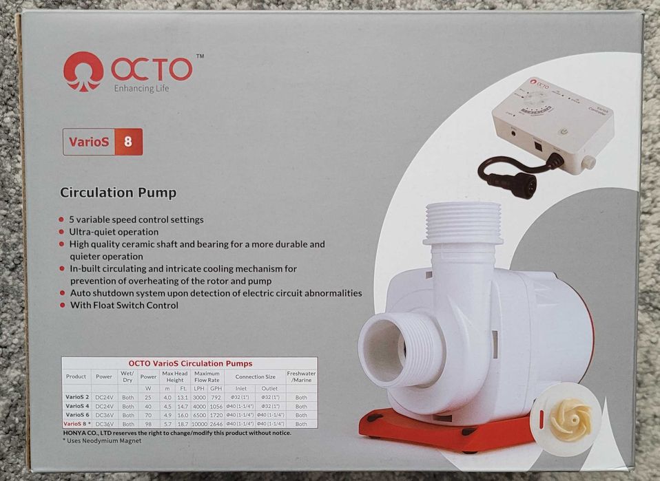 Pompa obiegowa Octo VarioS 8 (10tyś L/h)