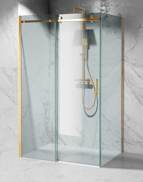 Drzwi prysznicowe, kabina prysznicowa, ścianka walk in z Instalacją