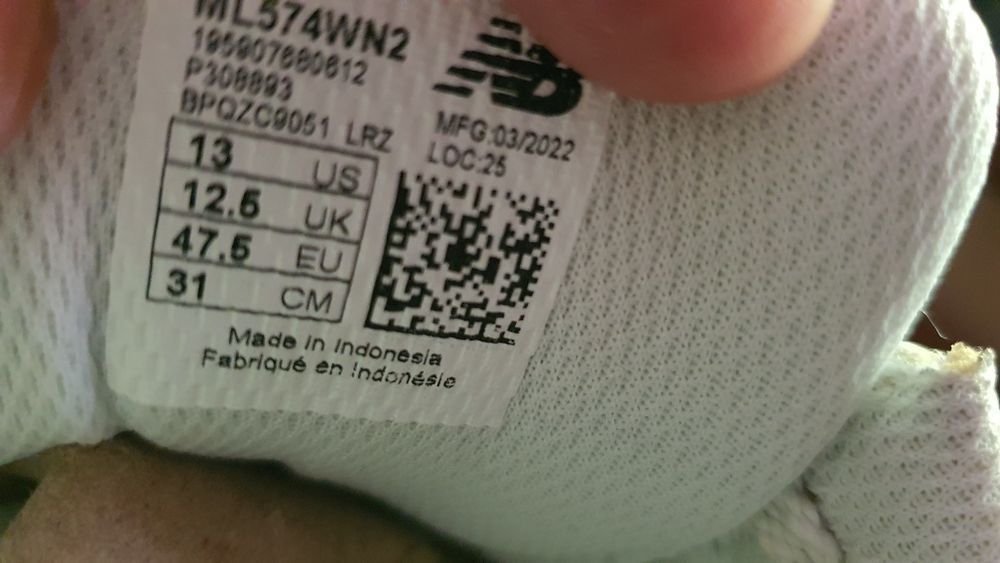 New Balance 47 5 - 31 cm.