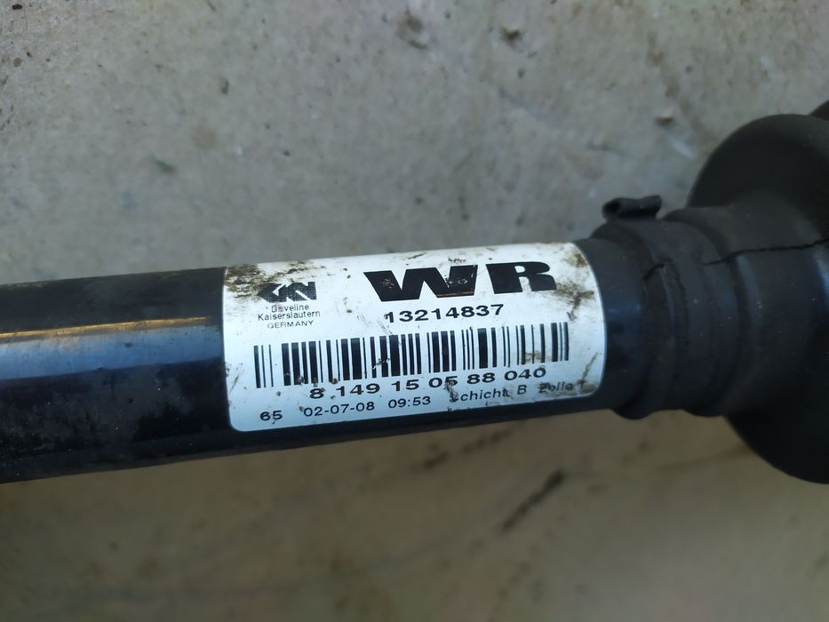 Opel zafira B zefira B ASTRA h Піввісь Полуось Опель 1.7 DTR 92кв