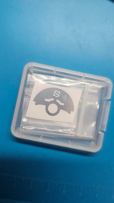 S Rotor Sticker Prateado para Movimentos NH
