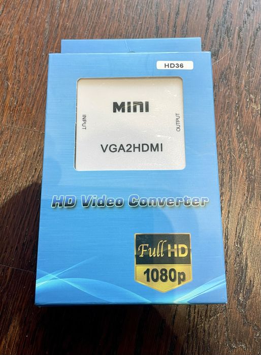 Konwerter VGA + audio na HDMI SPVA-H01