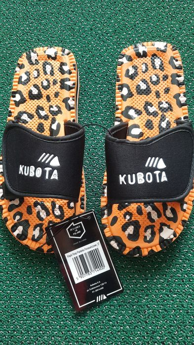 Klapki Kubota Pomarańczowe Okazja