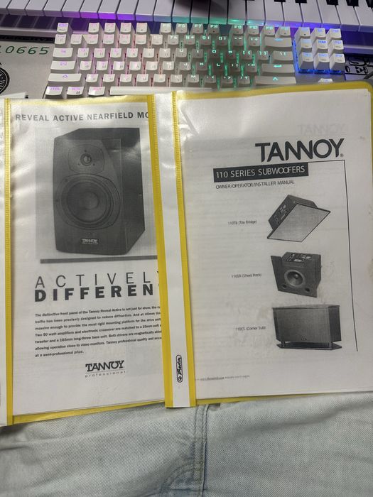 Студійні монітори  Tannoy Reveal з сабвуфером Tannoy CMS 110B