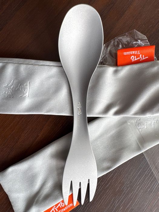 Титановая ложка /вилка для туризма