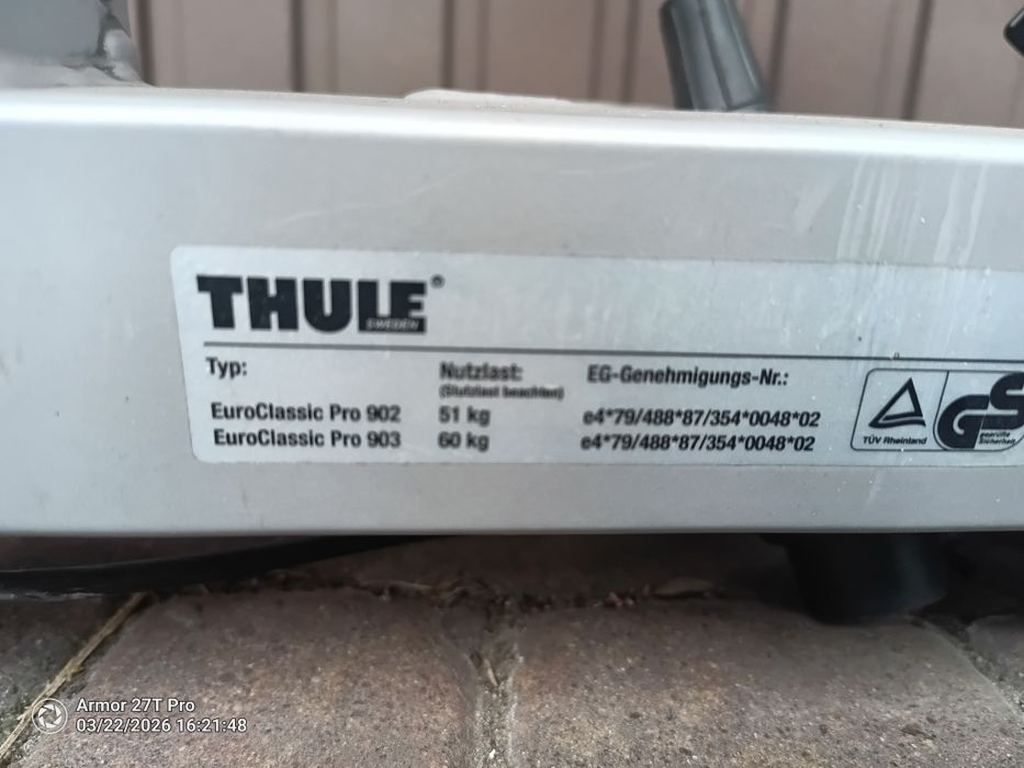 Bagażnik rowerowy na hak Thule