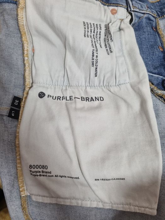 Purple Brand Paint Jeans Light Indigo
