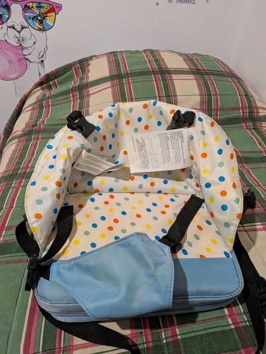 Cadeira/almofada de refeição de viagem
