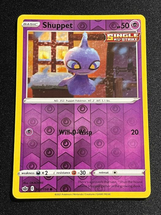 Carta Pokémon Shuppet 62/198 Chilling Reign