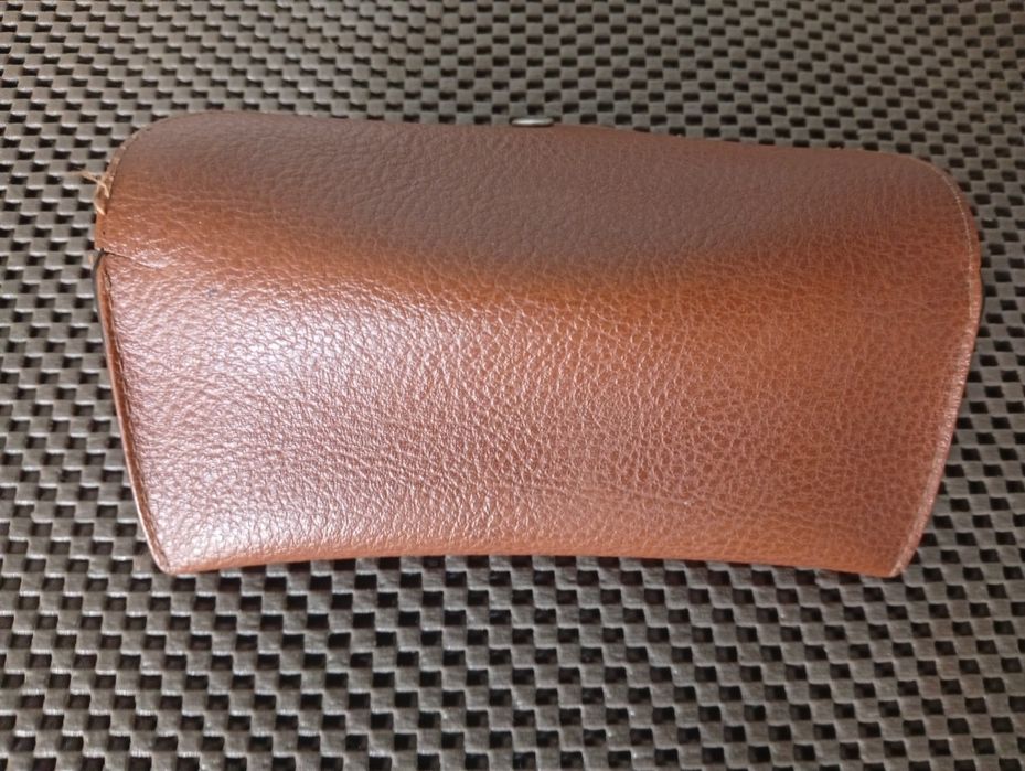 Bolsa castanha original óculos Rayban