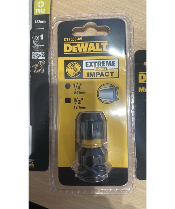 Наконечник ударного гайковерта перехідник фірмений dewalt makita 1/4