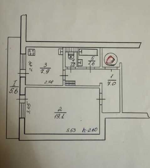 Продаж просторої квартири вул. І.Сірка. 5/9 поверх. єВідновлення!
