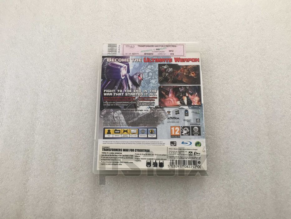 Transformers War for Cybertron playstation ps3