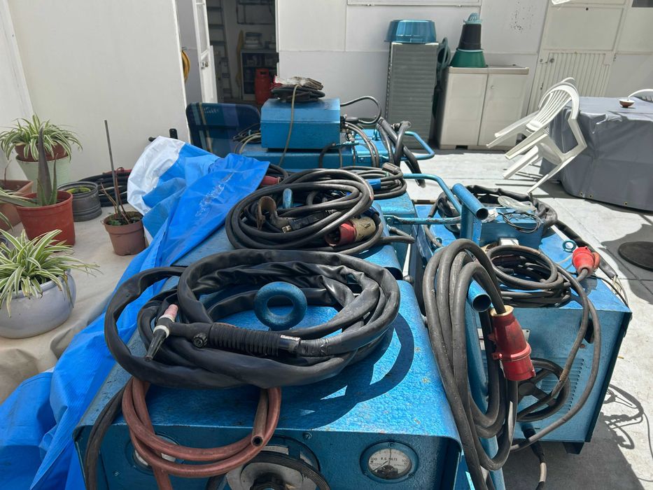 Máquinas de soldar industriais rotativas e estáticas, 400A