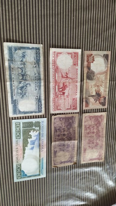 Notas antigas de Angola