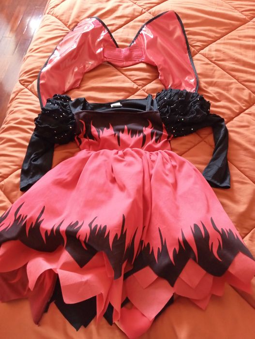 Disfarce Carnaval Diaba com Asas