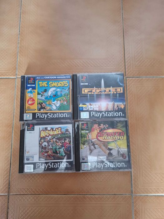 4 jogos PlayStation 1