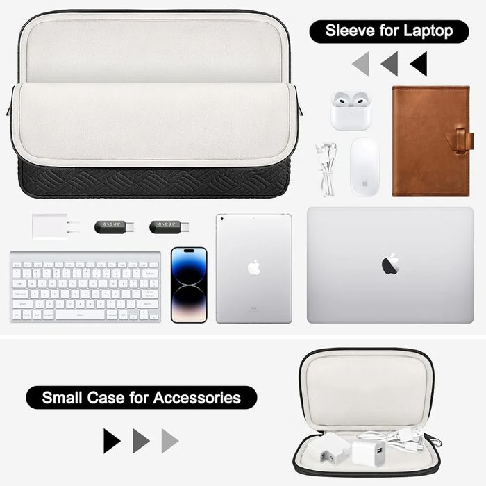 ARVOK Pokrowiec na laptopa 13 13,3 14 cala, do MacBooka Air 35/36 cm