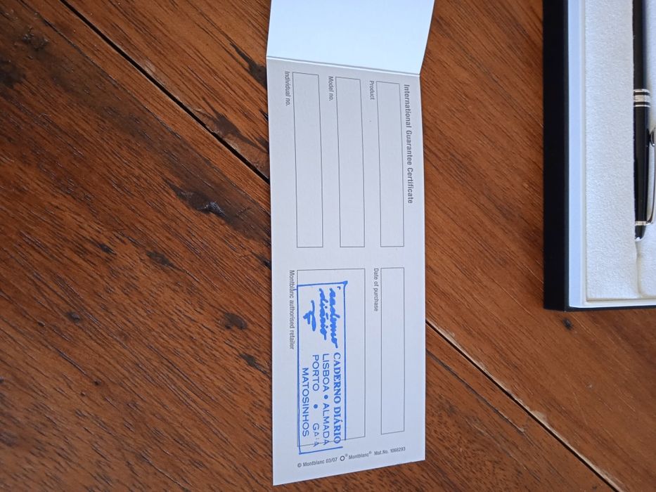 Esferográfica Montblanc Meisterstück Platinum-coated Classique