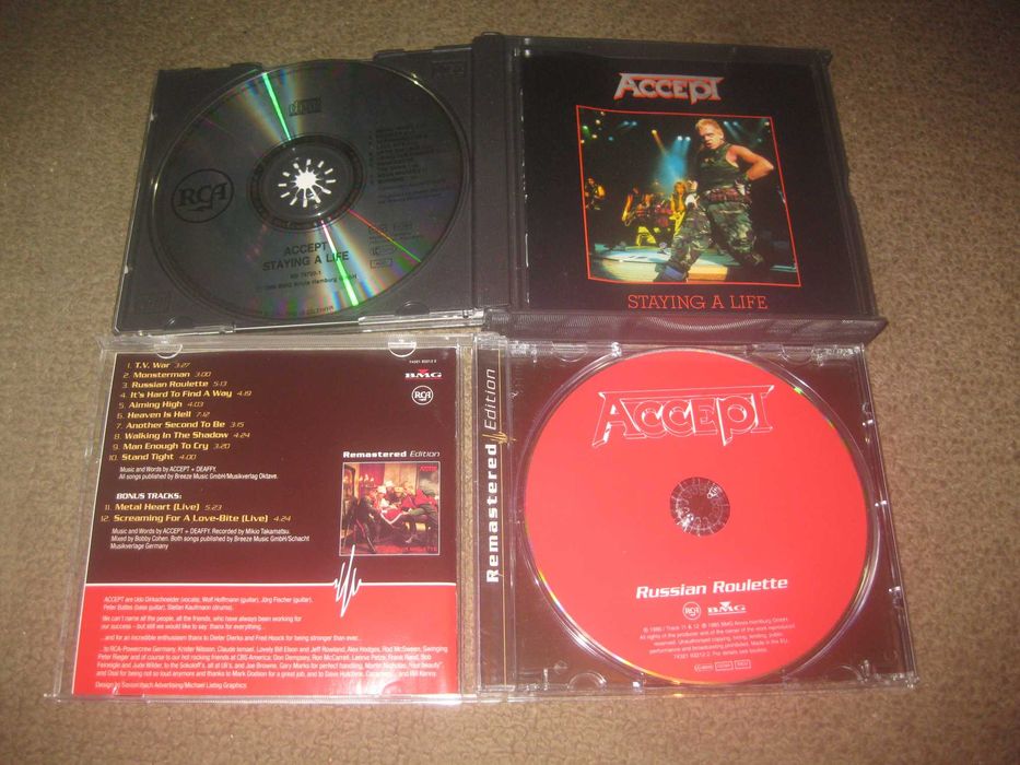 2 CDs dos "Accept"