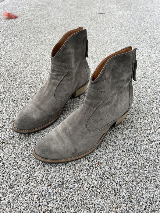 Thea Mika skórzane botki damskie boots kowbojki