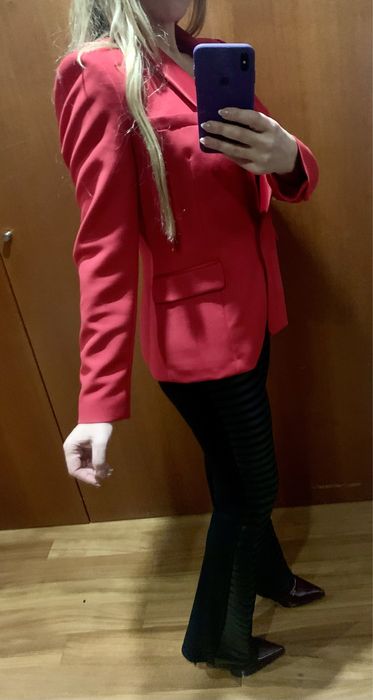 Blazer vermelho Zara