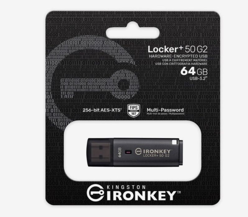 Kingston 64GB IronKey Locker+ 50G2