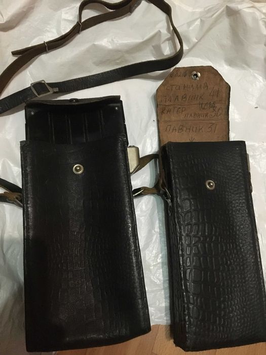шкіряний  чохол на рацію  СССР