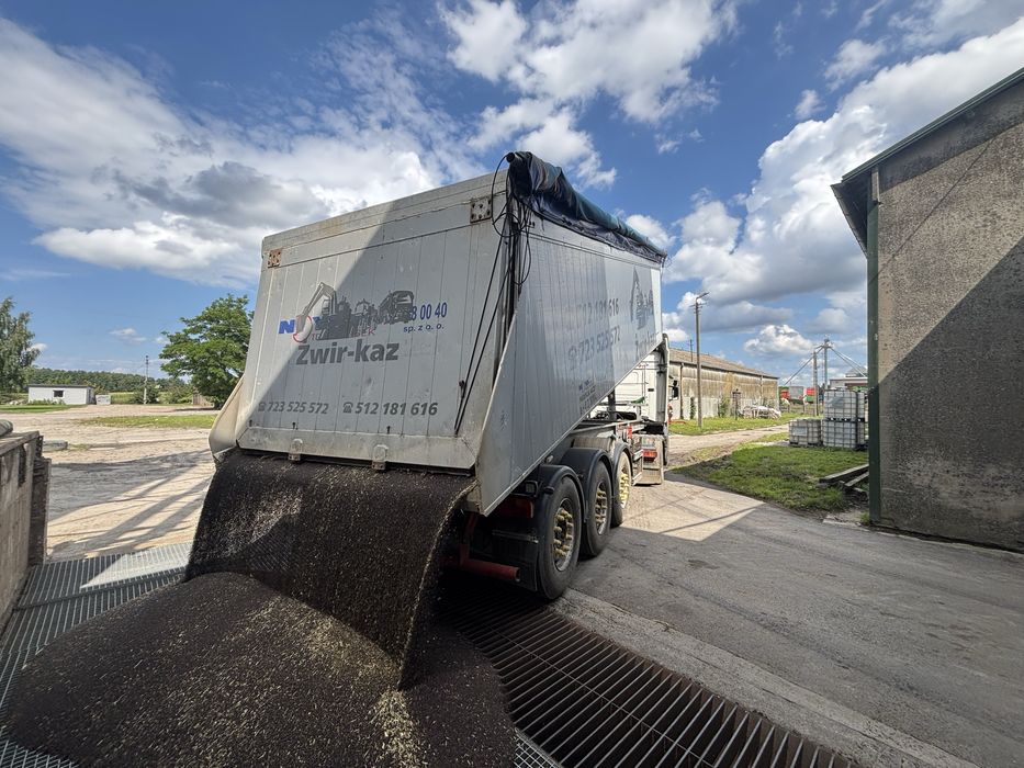 Transport zbóż kukurydzy maszyny budowlane rolnicze ponadgabaryty