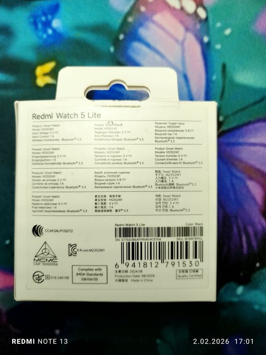 Smartwatch Redmi Watch 5 Lite