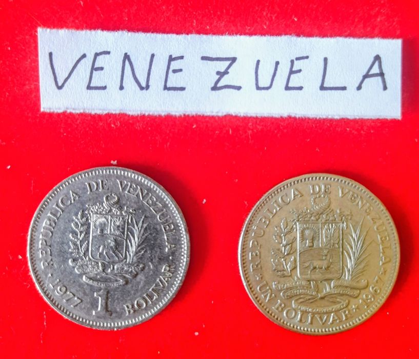 Par moedas da Venezuela