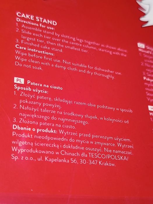 Kartonowo-kolorowa patera na babeczki i ciasta