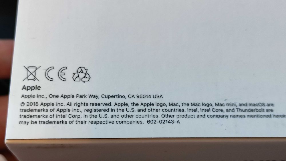 продам Mac Mini A1993 Intel Corei78thGen/32GB RAM/1TB SSD/10 GB