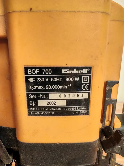 Tupia Einhell 800W