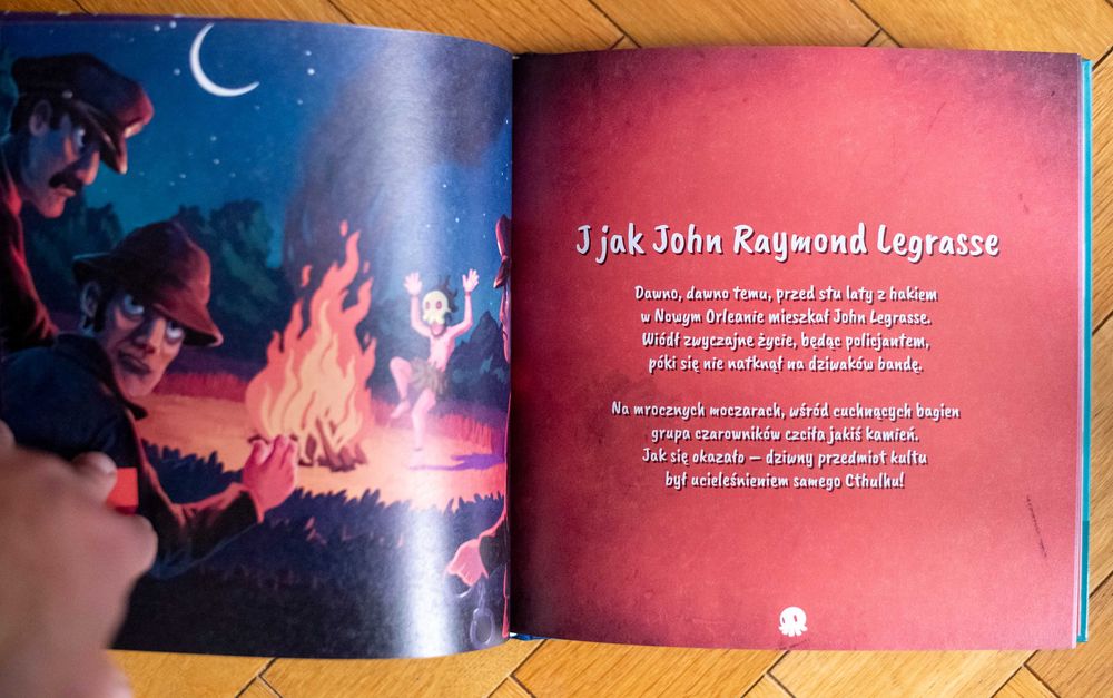 C jak Cthulhu Abecadło Mitologii Cthulhu Lovecraft Książka dla Dzieci