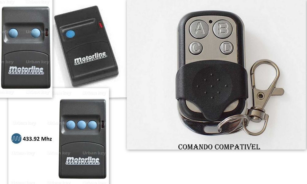 Comando de garagem " universal "