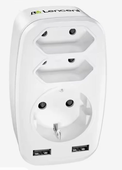 Rozgałęźnik 230V z ładowarką usb 5V