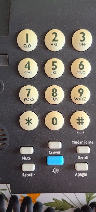 Telefone fixo. Antigo