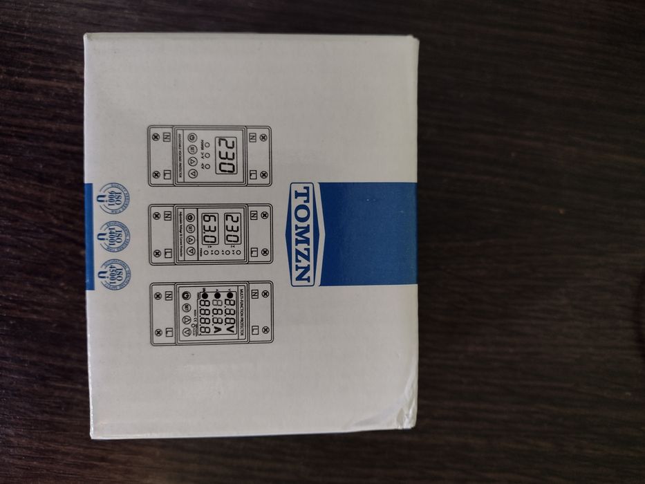 Реле напруги .TOMZN 40А, 220В, 2DIN.