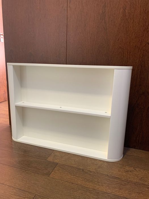Estante branca lacada alto brilho