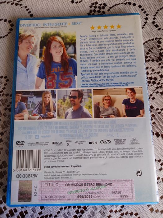 DVD "Os Miúdos Estão Bem"