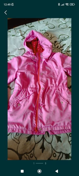 Курточка на флисе 140 см на рост