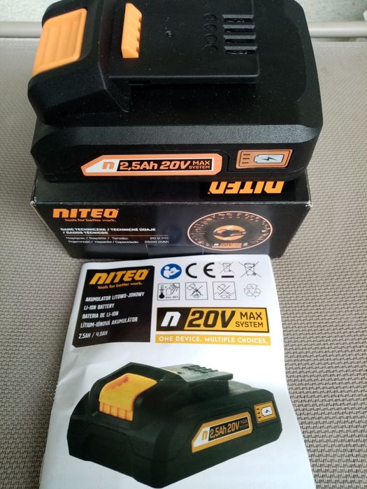 Akumulator bateria Niteo 20V MAX System Nowa