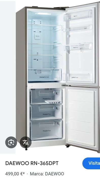 Frigorífico combinado no frost