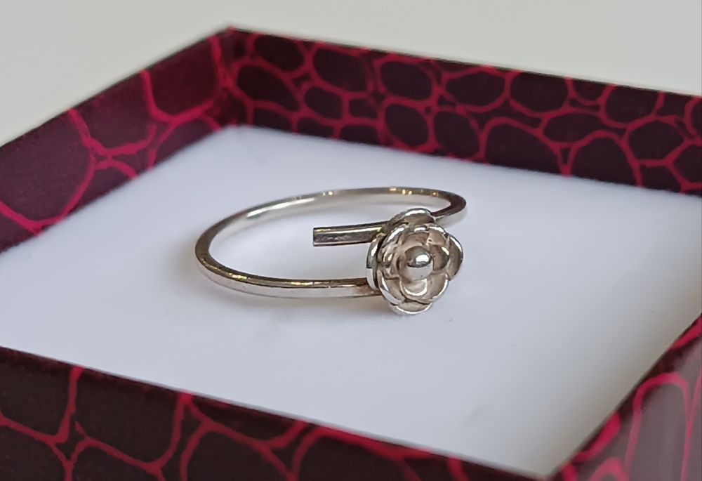 Srebrny pierścionek Warmet PRL