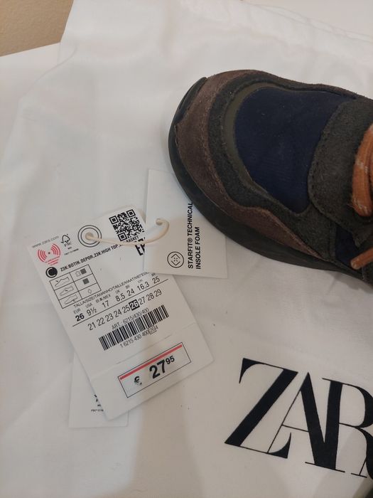 Черевички шкіряні zara 26